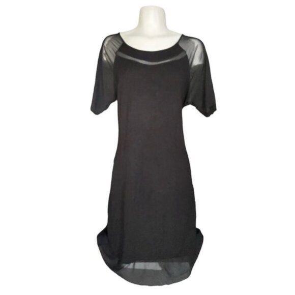 Womens XL dress / long shirt black Loveappella - Picture 2 of 7